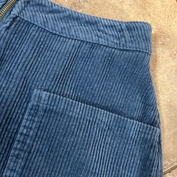 Limonata blue corduroy mini skirt Sz small - Picture 3 of 5